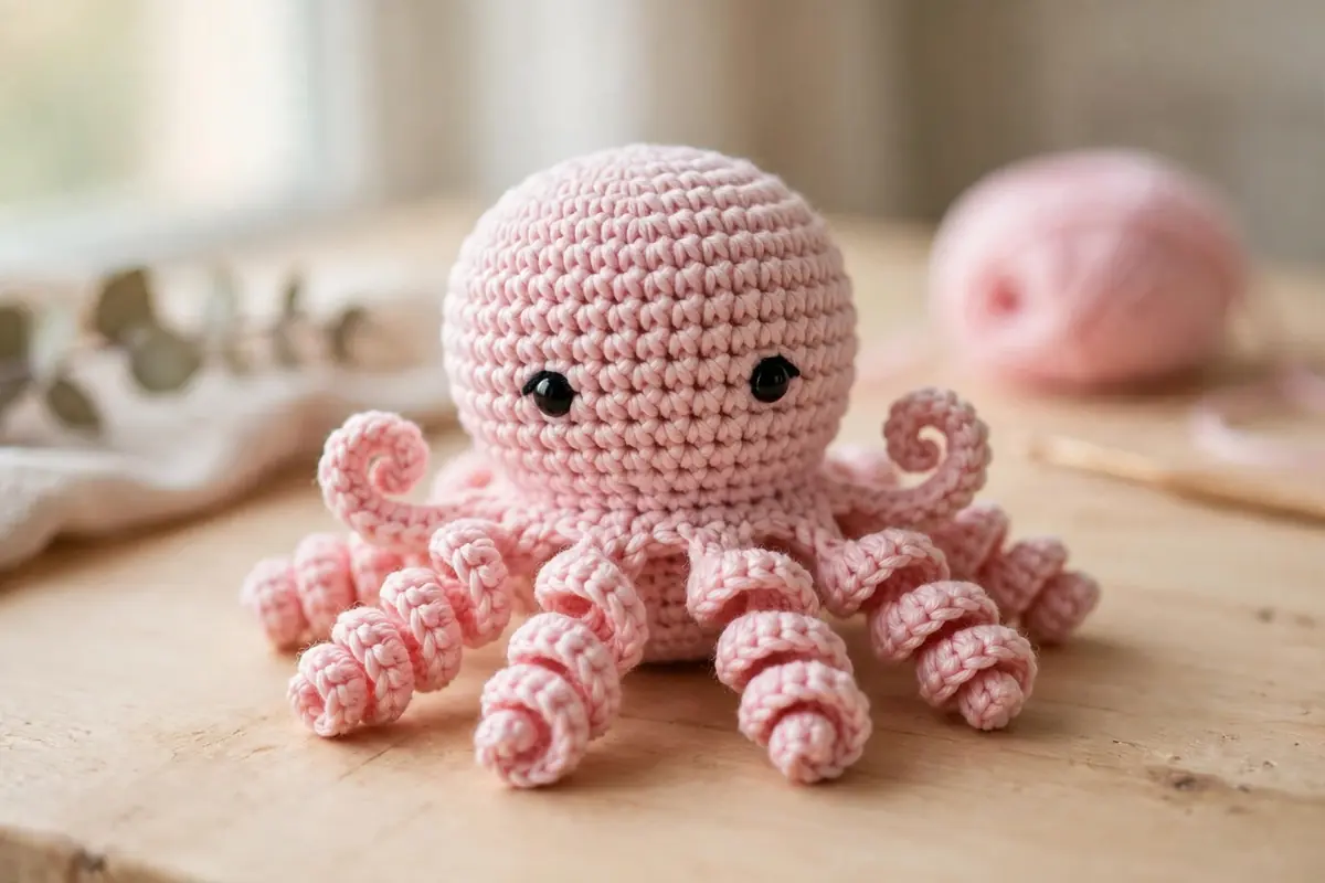 Amigurumi octopus pattern no-sew